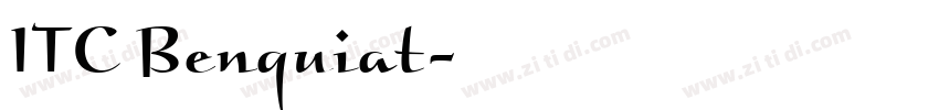 ITC Benquiat字体转换